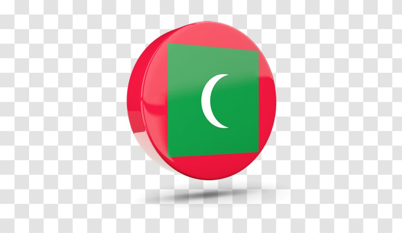 Logo Brand Circle Font - Text - Maldives Round Flag ThreeDimensional Transparent PNG
