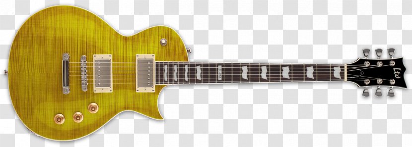 ESP LTD EC-256FM Guitars EC-1000 - Esp - Lemon Drop Transparent PNG
