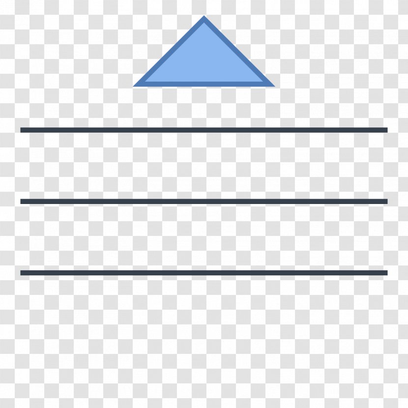 Triangle Area Point Font - Up And Down Lines Transparent PNG