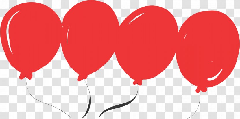 Designer Creativity - Silhouette - Vector Red Balloon Transparent PNG