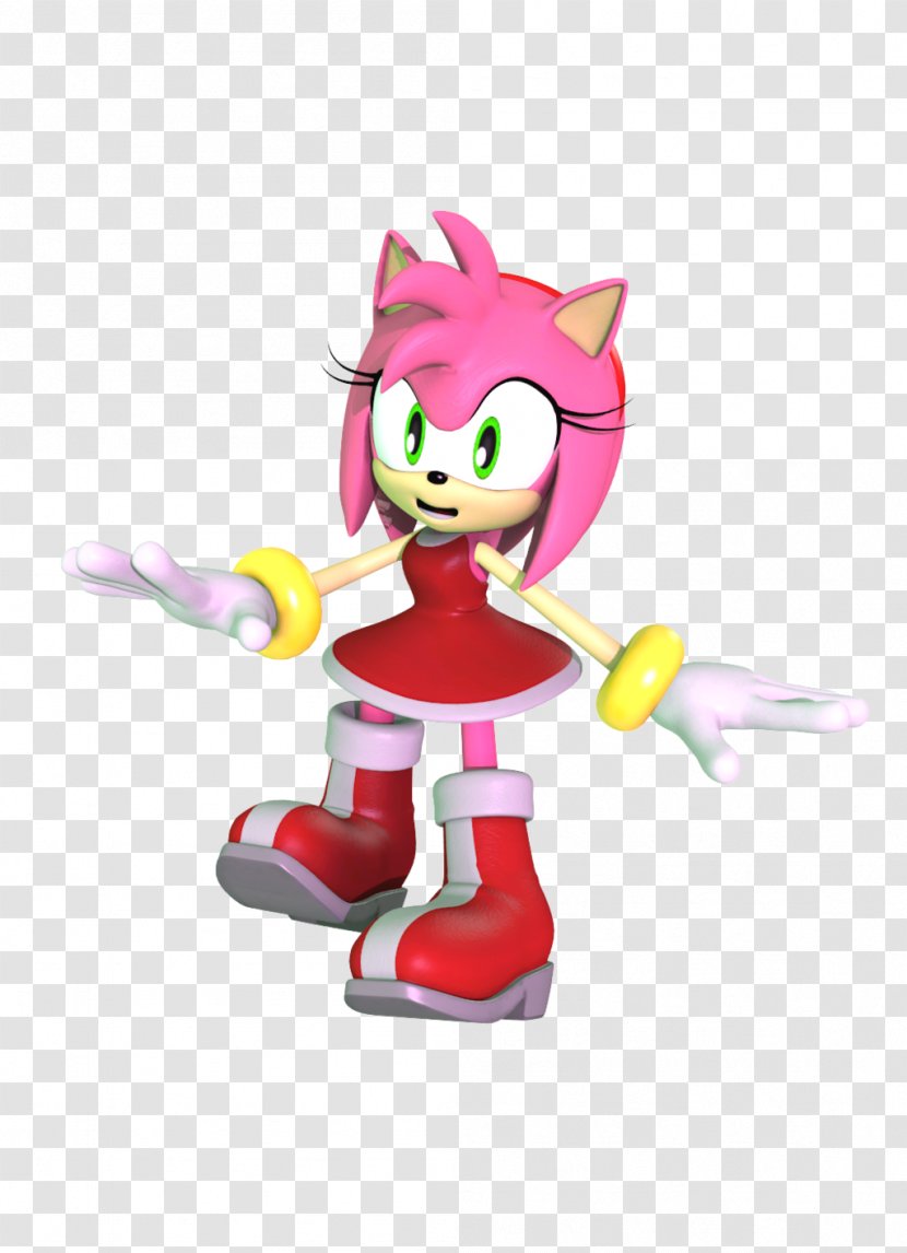 Amy Rose Sonic 3D The Hedgehog Computer Graphics - Deviantart Transparent PNG