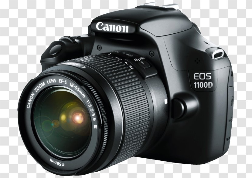 Digital SLR Canon EOS 1100D EF 75–300mm Lens Single-lens Reflex Camera Fisheye - Ef 75 300mm F 4 56 Iii Transparent PNG