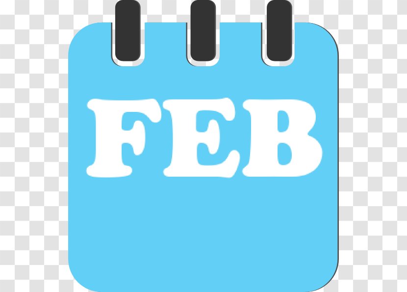 February Calendar Free Content Clip Art - Cliparts Transparent PNG