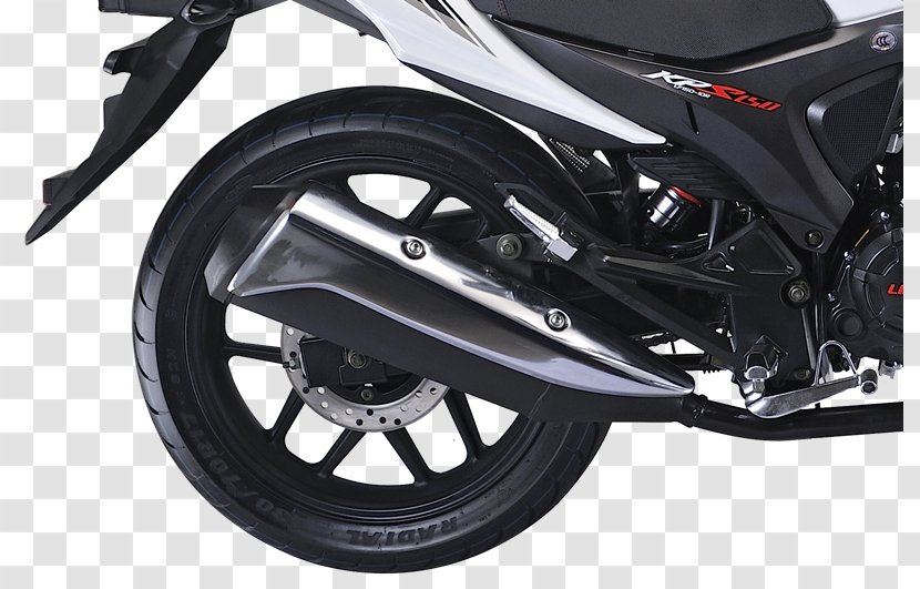Tire Exhaust System Honda Motorcycle Bajaj Pulsar - Vehicle Transparent PNG