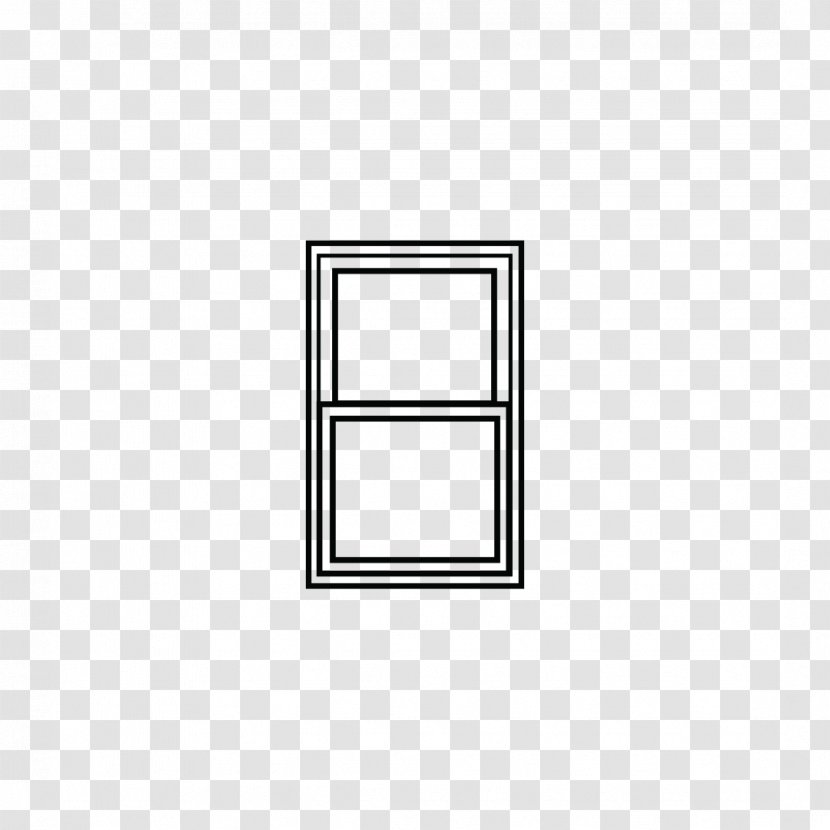 Window Line Angle - Rectangle - Double Transparent PNG