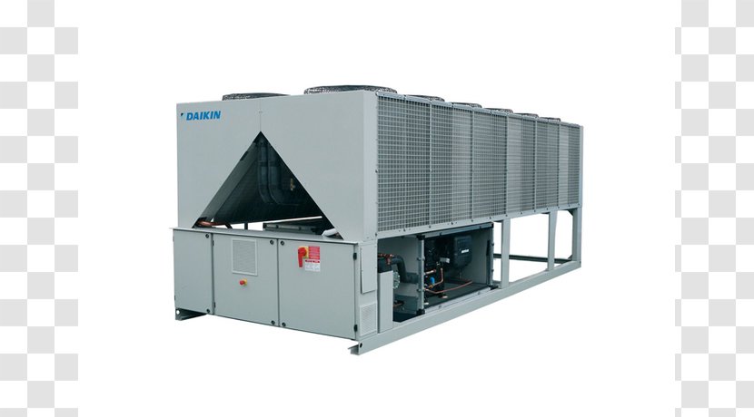 Daikin Water Chiller Air Conditioning Refrigeration - Machine Transparent PNG