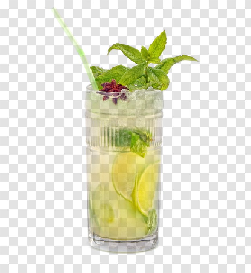 Mojito Cocktail Caipirinha Rickey Sea Breeze - Mint Julep Transparent PNG