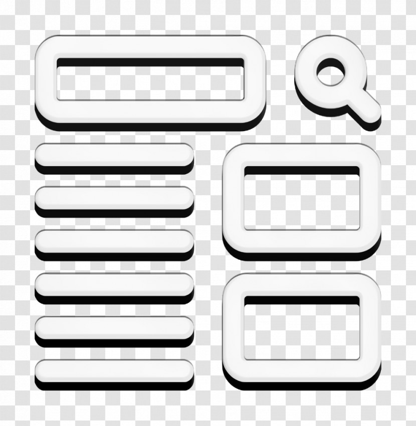 Ui Icon Wireframe Icon Transparent PNG