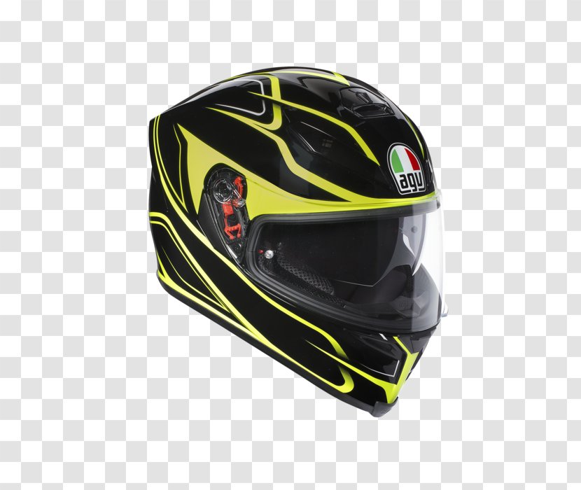 Motorcycle Helmets AGV Racing Helmet - Yellow Transparent PNG