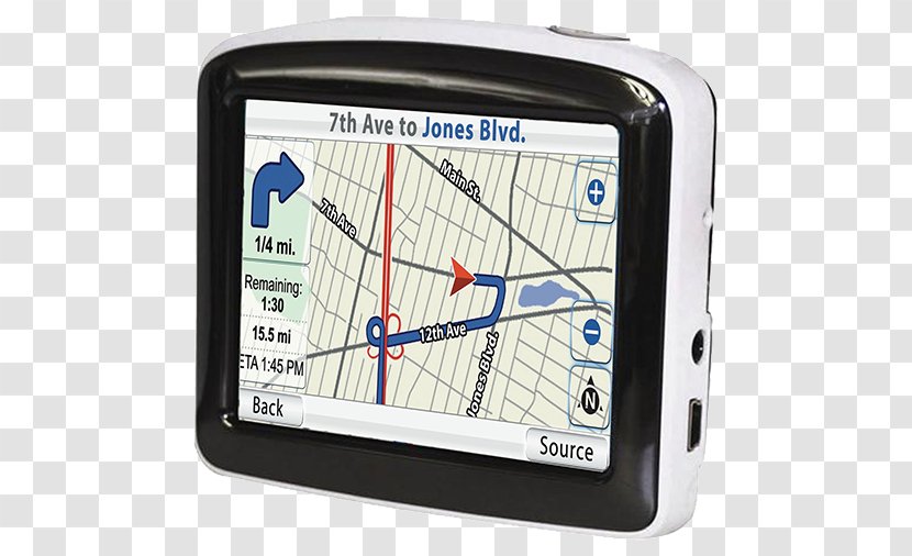 Automotive Navigation System GPS Systems Global Positioning Car - Multimedia - Gps Transparent PNG