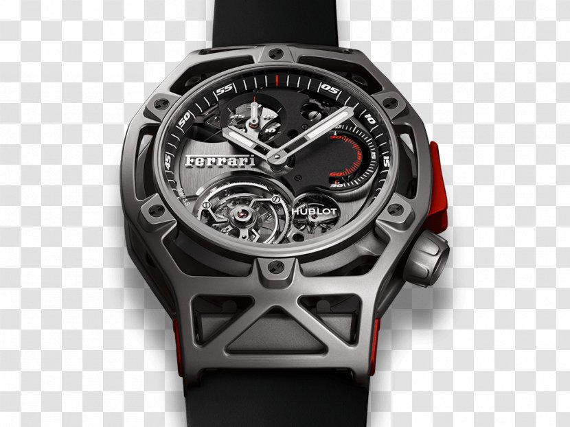 Watch Ferrari Hublot Tourbillon Chronograph Transparent PNG