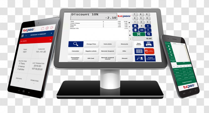 Point Of Sale POS Solutions Sales TCPOS GmbH Cash Register - Payment - Computer Accessory Transparent PNG