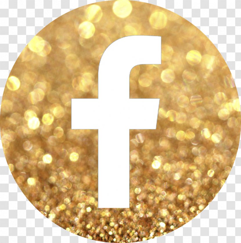 Social Media Facebook Networking Service - Like Button - Gold Glitter Transparent PNG