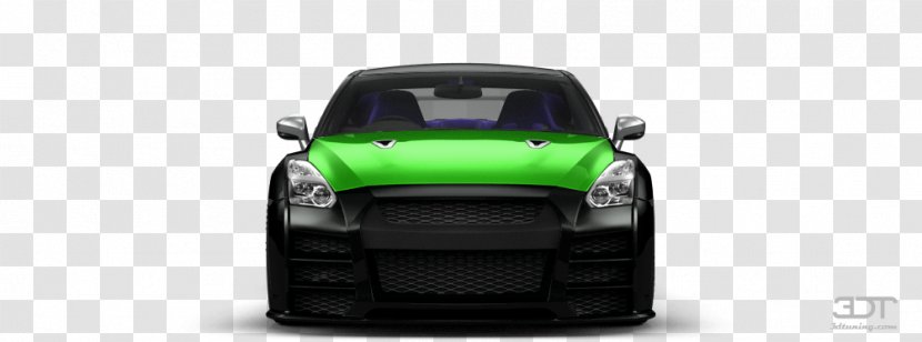 Bumper City Car Automotive Design Lighting - Metal - 2010 Nissan GT-R Transparent PNG