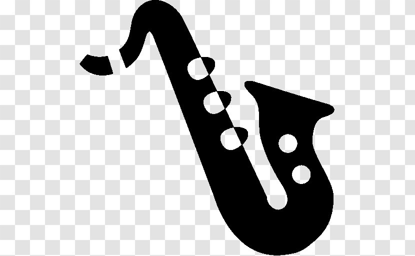Baritone Saxophone Musical Instruments - Silhouette Transparent PNG