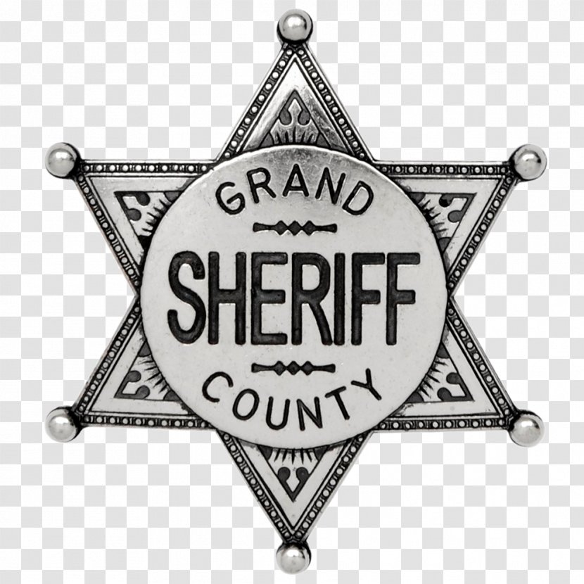 United States American Frontier Sheriff Badge Clip Art - Logo Transparent PNG