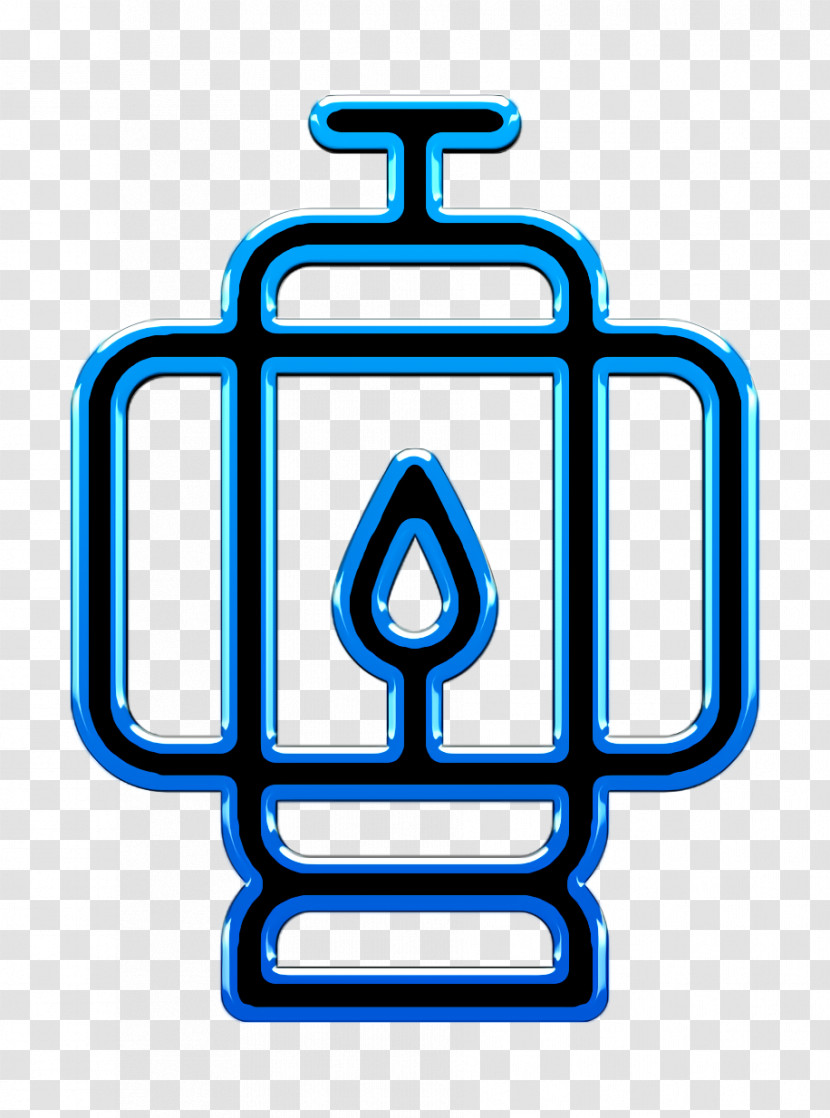 Lantern Icon Oil Lamp Icon Summer Camp Icon Transparent PNG