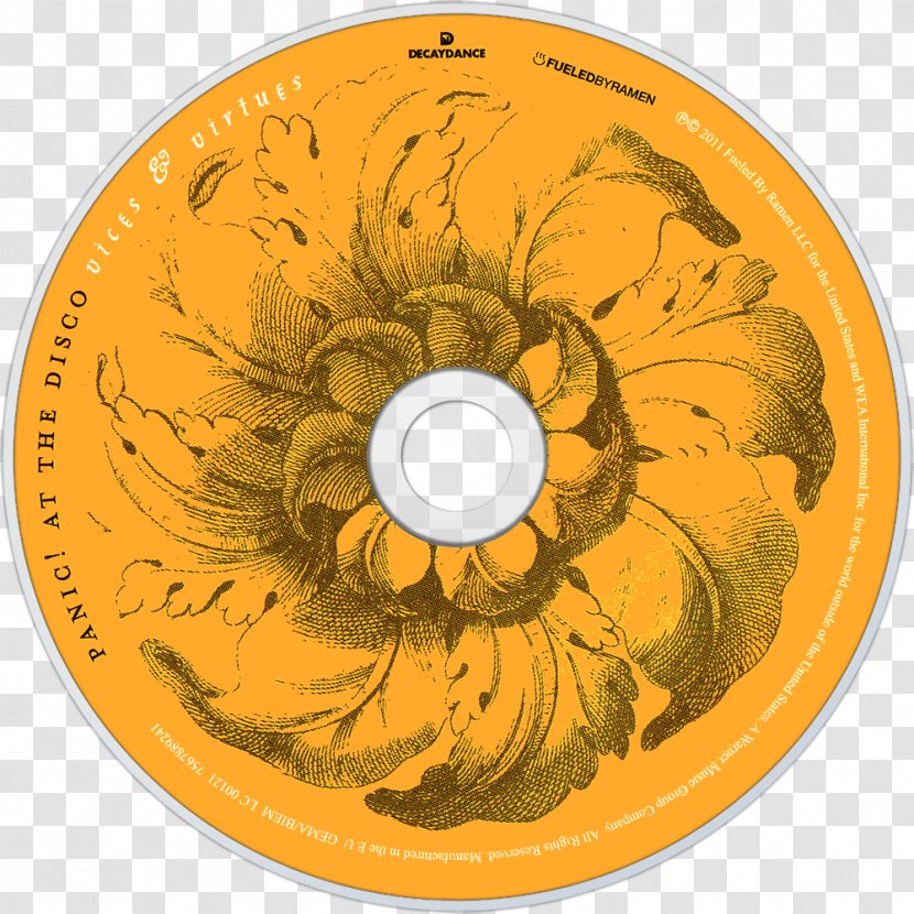 Panic! At The Disco Vices & Virtues Album All My Friends We're Glorious Death Of A Bachelor Tour - Flower Transparent PNG