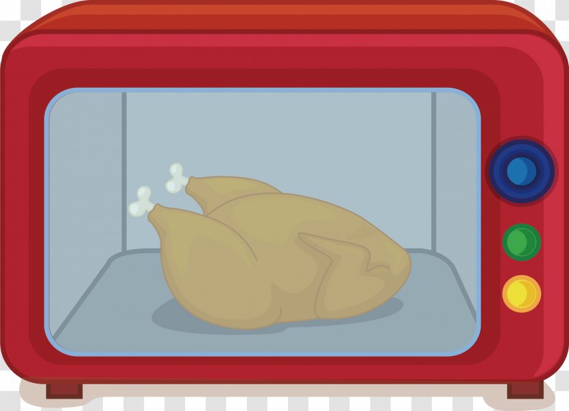 Roast Chicken Microwave Ovens Vector Graphics - Television - Bigbury Transparent PNG