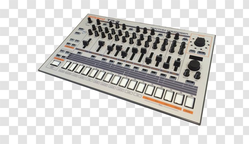 Roland TR-808 Sound Synthesizers Corporation Drum Machine Behringer - Heart - Silhouette Transparent PNG