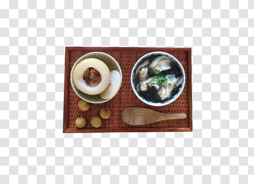 Coffee Soup Tremella Fuciformis Food Wooden Spoon - Cup - Sydney White Fungus Transparent PNG
