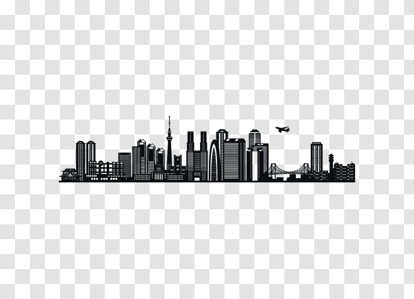 Tokyo Skyline Vector Graphics Silhouette Illustration - Photography Transparent PNG