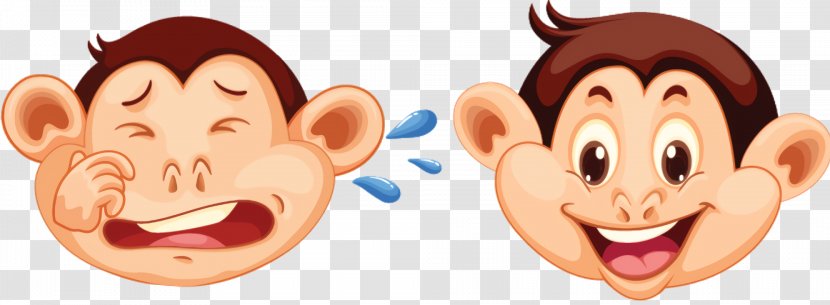 Monkey Cartoon - Smile Jaw Transparent PNG