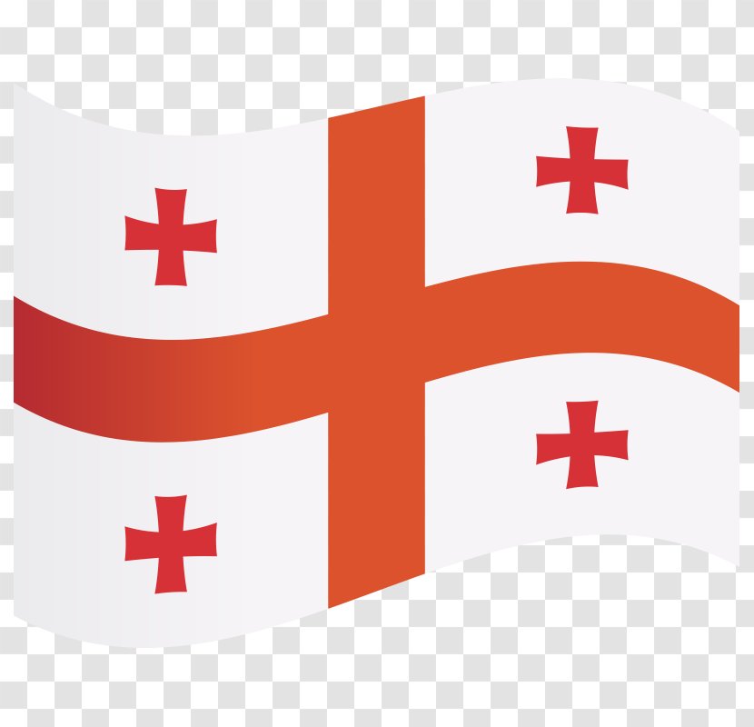 Flag Of Georgia Royalty-free Vector Graphics - Royaltyfree Transparent PNG