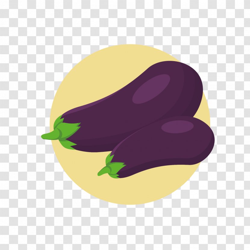 Fruit Vegetable Clip Art - Old Person Smell - Two Purple Eggplant Transparent PNG