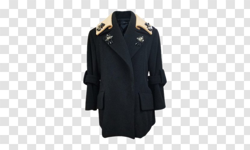 Ms. Woolen Coat Jacket - Sleeve - Designer Transparent PNG