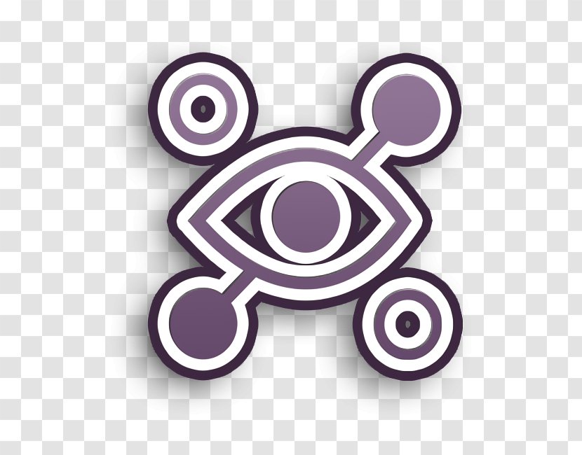 Eye Icon - Symbol Magenta Transparent PNG