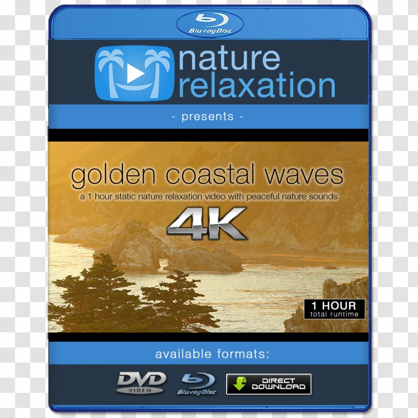 Blu-ray Disc Ultra HD 4K Resolution Ultra-high-definition Television 1080p - Silhouette - Golden Wave Transparent PNG