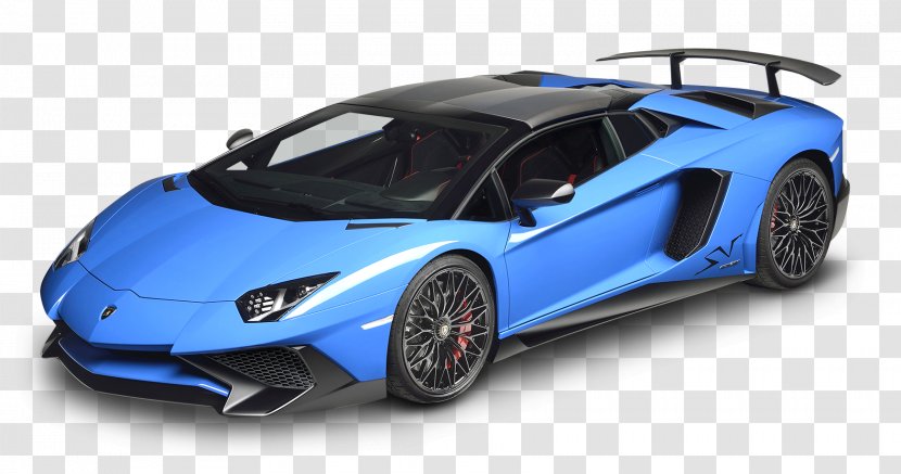 2016 Lamborghini Aventador Geneva Motor Show Car Miura - Blue Transparent PNG