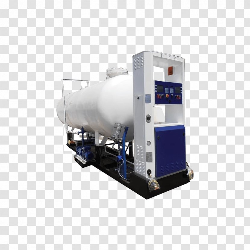 Liquefied Petroleum Gas Газовая Заправка. LPG Station Machine Punching Transparent PNG