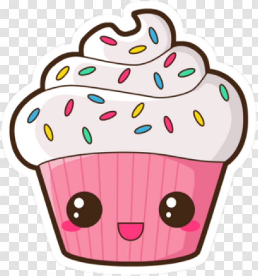 Cute Cupcakes Torta Drawing - Cupcake - Picsart Transparent PNG