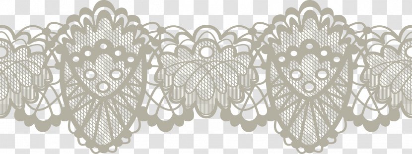 Lace Textile Clip Art - Boarder Transparent PNG