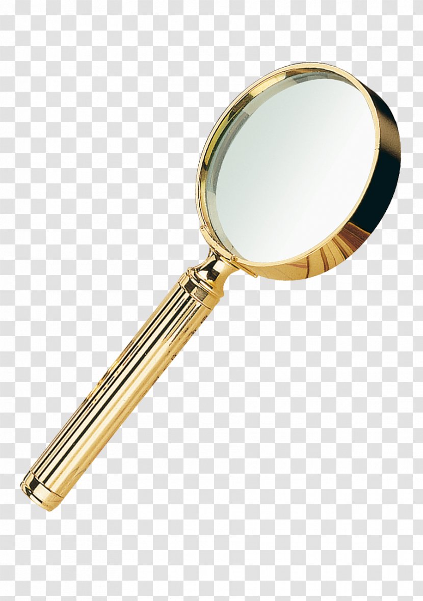 Brass El Casco Magnifying Glass Gold - Pens - Desk Magnifier Transparent PNG