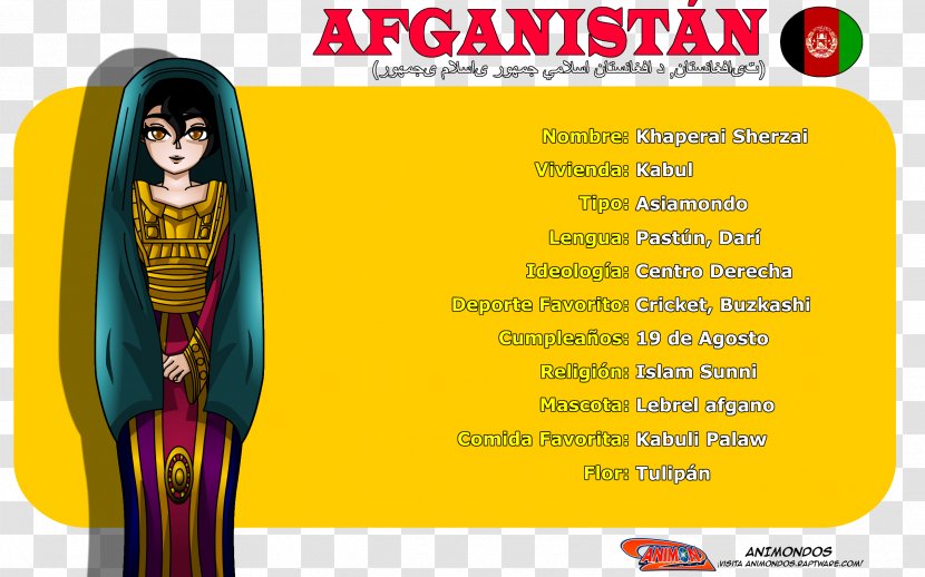 Afghanistan Animondos Webcomic DeviantArt - Cartoon - Wallpaper Islam Transparent PNG