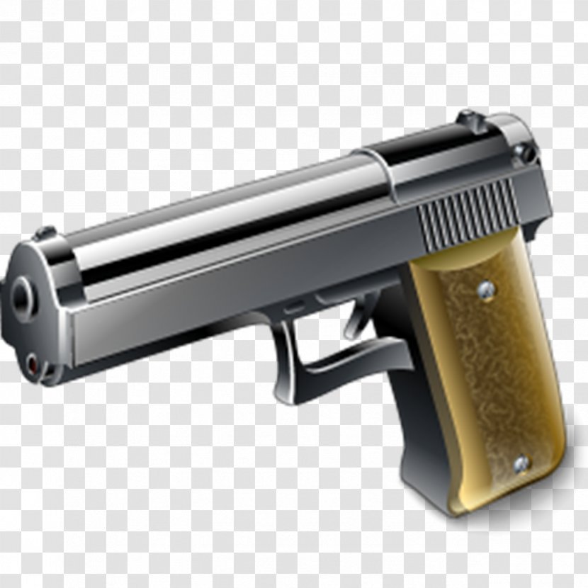 Pistol Handgun Weapon - Gun Clipart Transparent PNG