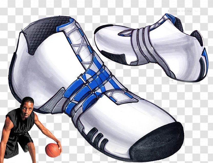 Sneakers White Plimsoll Shoe - Sports Equipment - Blue High To Help Basketball Shoes Transparent PNG