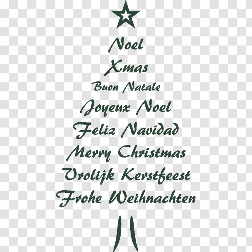 Christmas Tree Day Spruce Ornament Font - Door Bells Chimes Transparent PNG