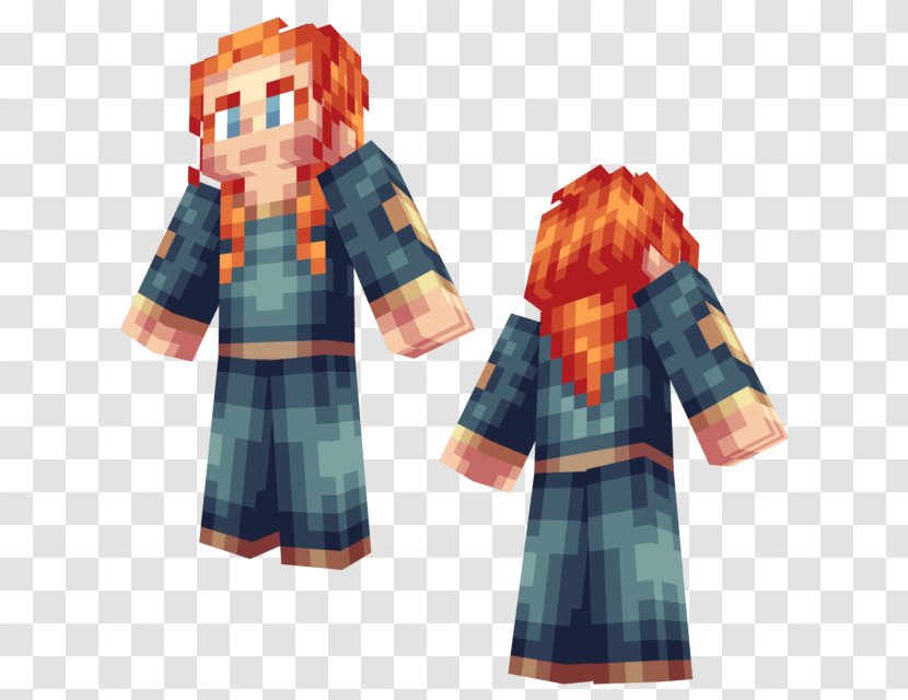 Minecraft Merida Belle Disney Princess - Robe - Brave Transparent PNG