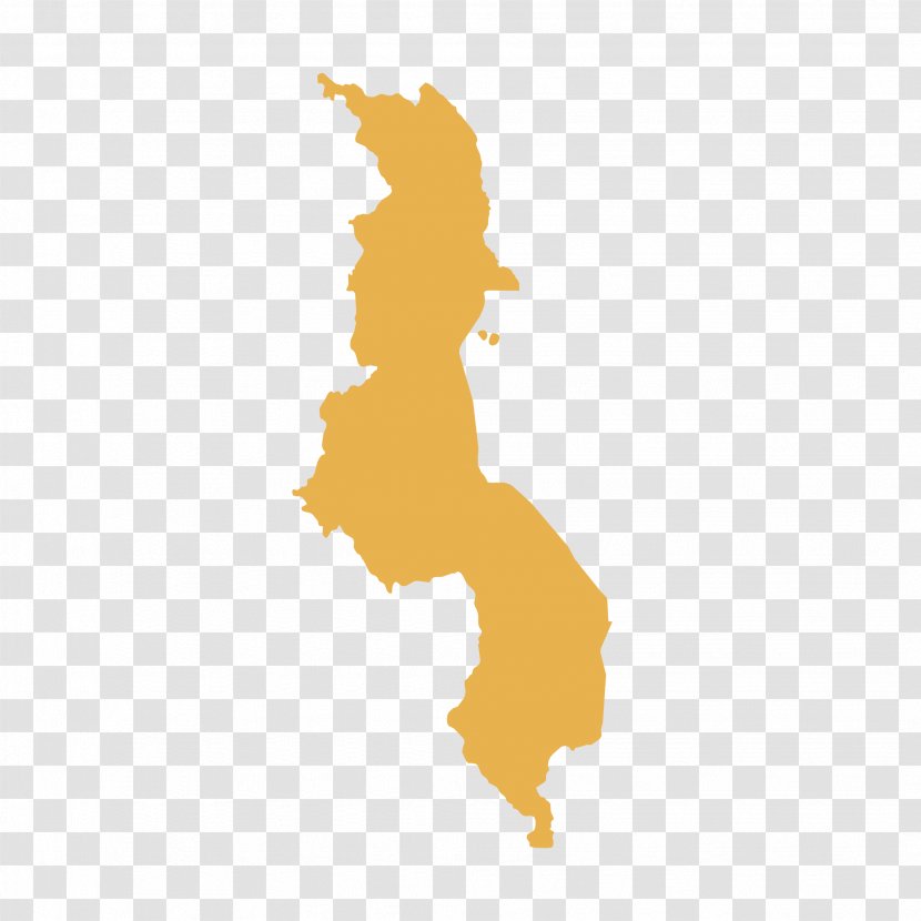 Flag Of Malawi World Map - Yellow Transparent PNG