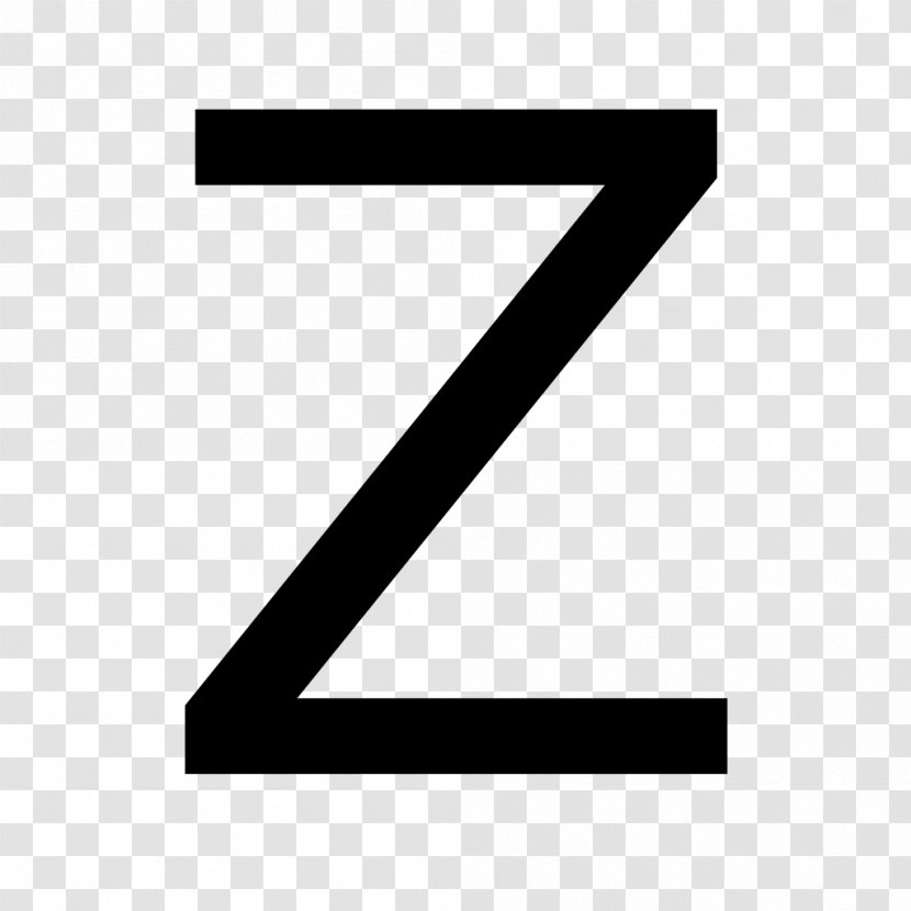 Letter Case Z - Black And White - Punctum Transparent PNG