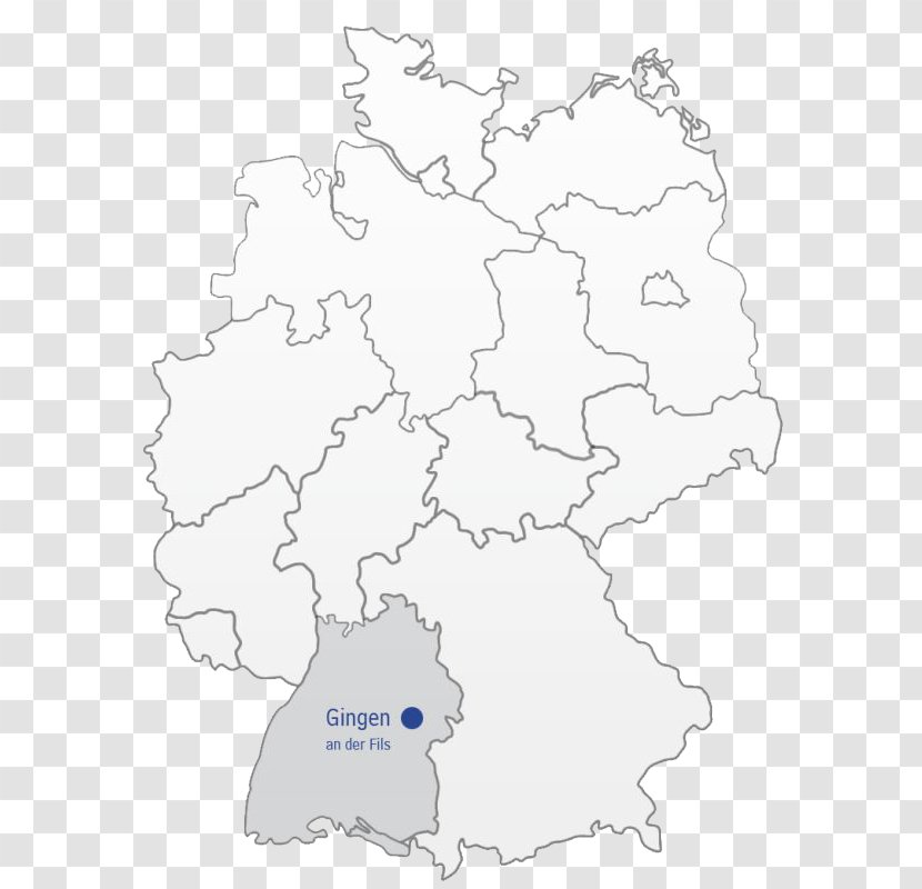 Sandhausen States Of Germany Gomaringen Heidelberg Map - Royaltyfree Transparent PNG