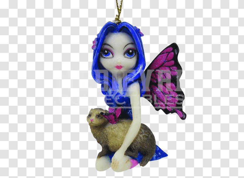 Strangeling: The Art Of Jasmine Becket-Griffith Strangelings Ferret With Butterfly Wings Fairy Ornament 7557 By Becket Griffith Pacific Giftware Strangeling - Love - Flower Transparent PNG