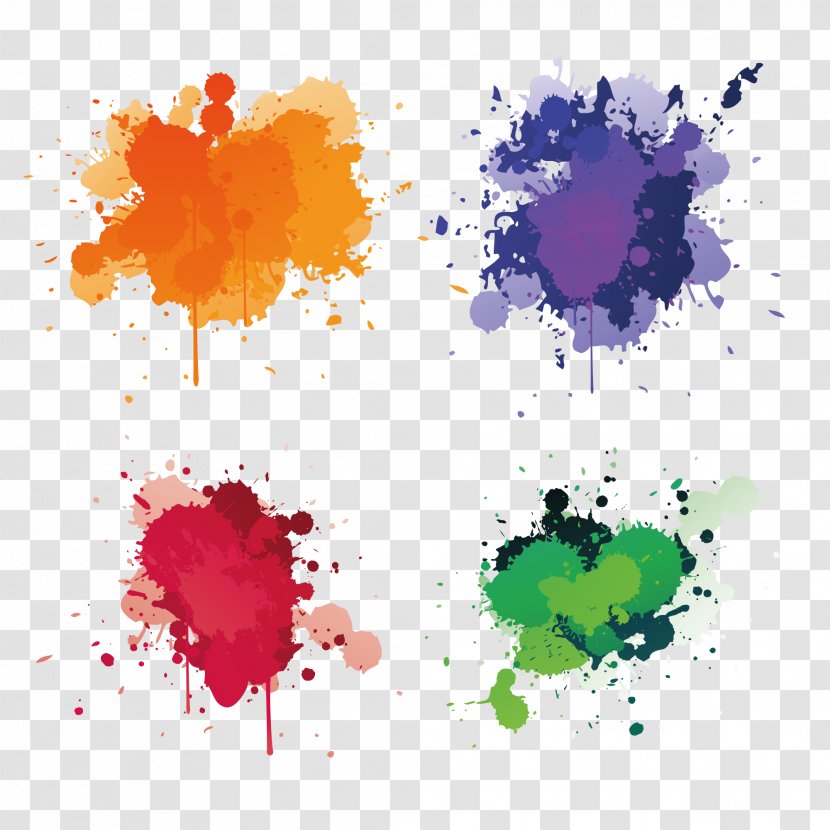 Splash Watercolor Painting Royalty-free - Stock Photography - Ink Jet Transparent PNG