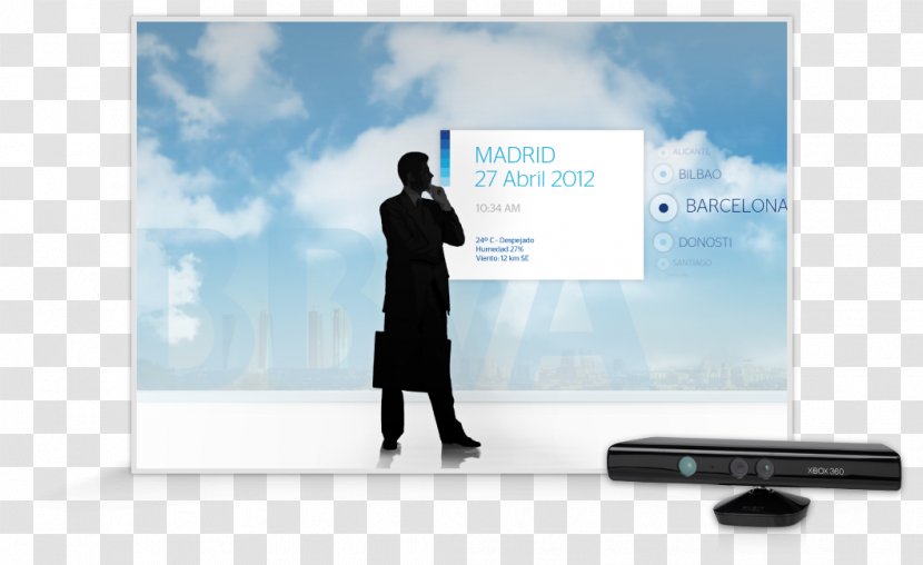 Display Device Public Relations Communication Advertising - Kinect Transparent PNG