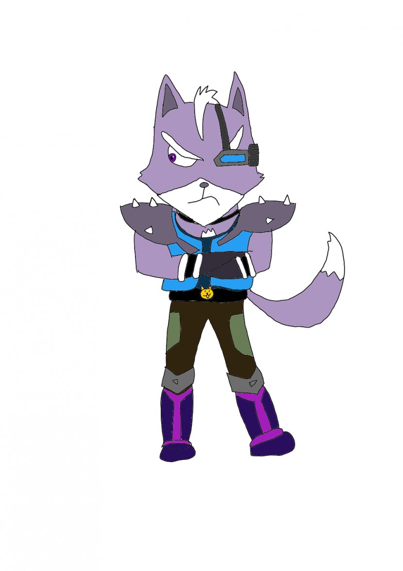 Gray Wolf O'Donnell Star Fox Super Smash Bros. Drawing - Fictional Character Transparent PNG