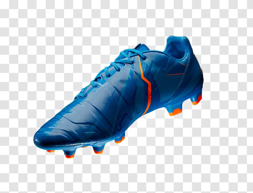 Sports Shoes Cleat Puma Football Boot - Orange - Kicking Soccer Ball Motion Transparent PNG